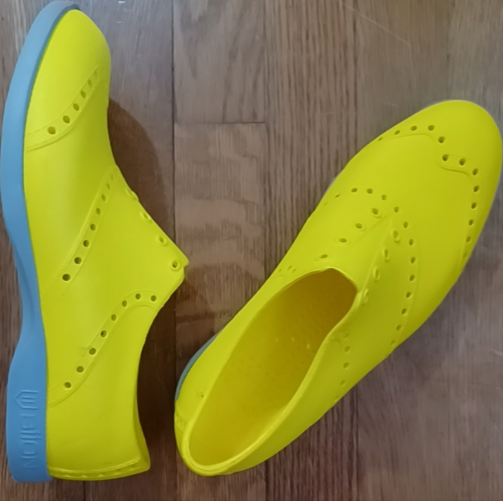 BIION Bright Yellow Women's Flats Oxfords